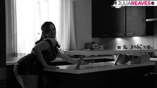 Sexy angel gets a DP after this babe gags on 2 giant rods