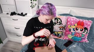25K SUB PARTICULAR!! - Unboxing, Try On and Sloppy Deepthroat In Cute Fresh Outfit!