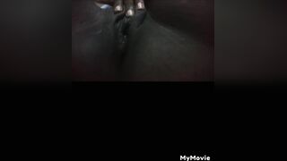 Ebony Hotty Fingers Taut Soaked Twat