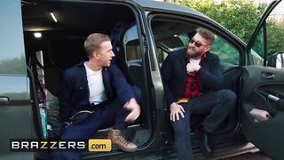 BRAZZERS - Excited Maya Rose’s Unexpected Oozes Get Stuffed By Xander Corvus' & Danny D's Large Plumber Tools