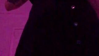 Tiny teen striptease