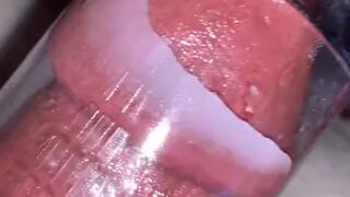 Milking my dong with my pump