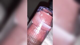 Milking my dong with my pump