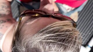 A “little” public cock suck