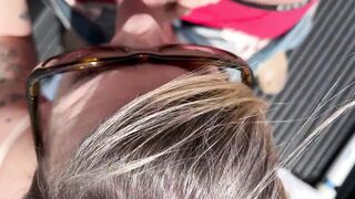 A “little” public cock suck