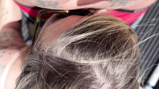 A “little” public cock suck