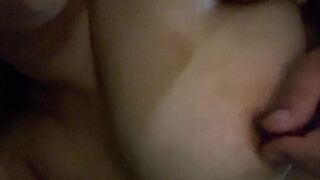 Playing and sucking huge DDD natural bazookas