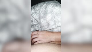 Step mommy relaxing massage for step son large cock in daybed