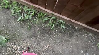 grandpa paid and made me suck his shlong in his back yard (real public)