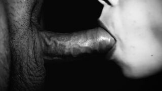 Lengthy Oral job till I cum in her throat - Luce Avery Ebony & White
