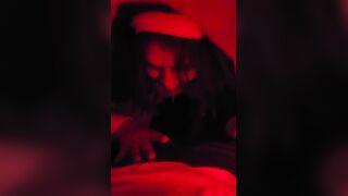 The Nun ✝️ Hawt Halloween Night - Haunted Nun Sucking Dong