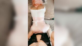 Pegging my spouse during the time that clothed as a sissy - check out my links for full movie scene
