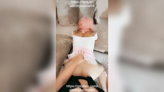 Pegging my spouse during the time that clothed as a sissy - check out my links for full movie scene