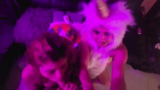 two Cutie oral-job, twerking, group-sex and costumes. What greater quantity u wish?