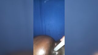 Playing with my taut rectal hole