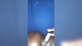 Playing with my taut rectal hole