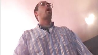 Slutty stud in glasses drills moist beauty pie