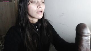 JOI sucking unfathomable monster ebony ramrod BBC