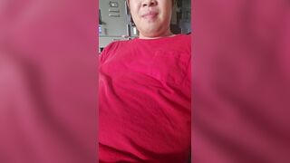 Chap enjoying a sprite, licking and smacking lips