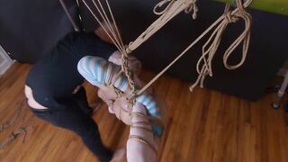 agura shibari with ropebaby