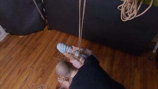 agura shibari with ropebaby