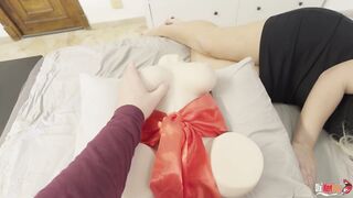 Stepmother Gave Me A Tantaly Sex Doll And Desires To Watch How I Will Screw Her