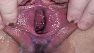 Widening My Pink Twat and Flexing it After Being Screwed HARD