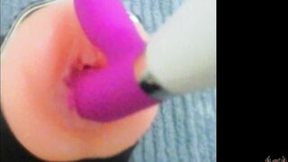 Masturbation alone with cup
