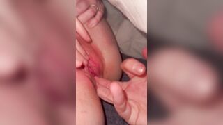 Lucy West getting her constricted Twat Fingered