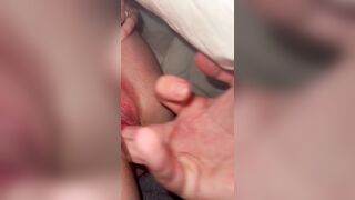 Lucy West getting her constricted Twat Fingered