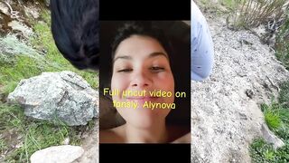 Aly Nova kicks off summer with gagging Blow job and booty to throat anal dance.