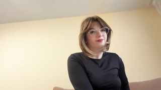 Hot brunette hair strokes her glamorous body