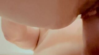 Doggy position from under