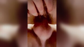 Doggy position from under