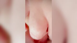 Doggy position from under