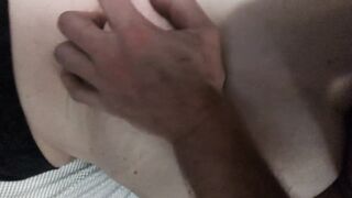 Used fuckmeat's butt when watching clips