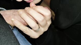 I masturbate during the time that sucking his plump dong in the park