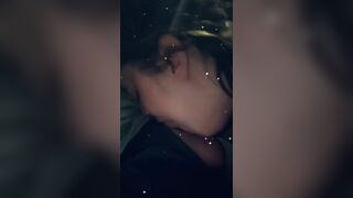 Wife gives delivery man a oral sex