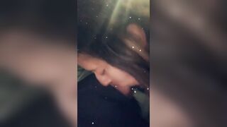 Wife gives delivery man a oral sex