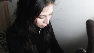 Tiny Blond Takes A Huge Ebony Schlong