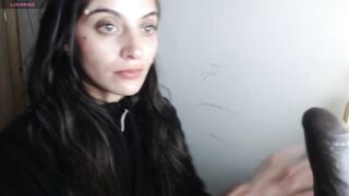 Tiny Blond Takes A Huge Ebony Schlong