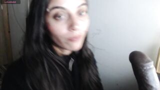 Tiny Blond Takes A Huge Ebony Schlong