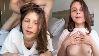 That babe Drains Her Boyfriend's Superlatively good Ally's Balls