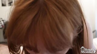 Tall russian redhead gal destroy my rod with her biggest natural bazookas