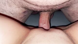 CLOSE UP CREAMPIE - missionary cum in vagina