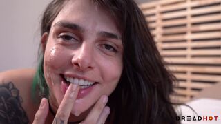 SEXY GIRLFRIEND GIVES ULTIMATE SLOPPY ORAL-JOB - EPIC FAIL IN THE END
