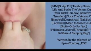 Tomboy Saves Your Life And Sucks The Venom Out Of Your Dong [Voice Merely]