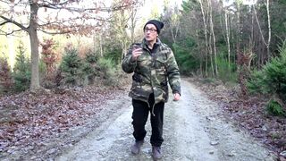 Wild Forest double penetration Screw Inked Hottie Outdoor