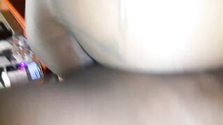 Dicking her down at the telly