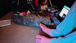 Part two of Pedicuring Dad's Feet